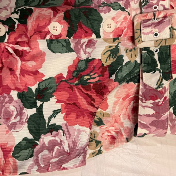 Carol Anderson | VNTG Floral Button-Down Dress with Belt - Picture 7 of 11